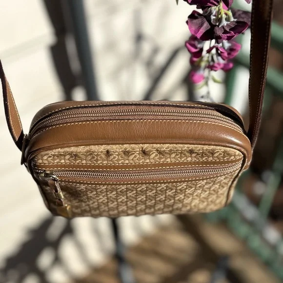 Vintage Loewe Signature Logo Canvas Crossbody | Rare | Excellent Condition - Picture 3 of 13